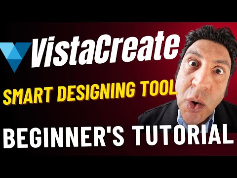 VistaCreate Tutorial: Smart Designing Tool for Beginners | Free Graphic Design Software Guide#design