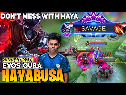 SAVAGE! Hayabusa Perfect Gameplay | By SENSEI ALENG aka Oura - Mobile Legends