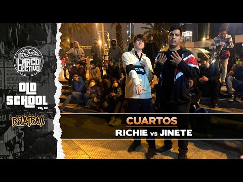 🧢 JINETE vs RICHIE - CUARTOS | LARCOLECTIVO: OLD SCHOOL - VOL.02 #BEATBOX #FREESTYLE