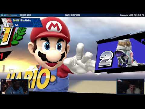 SOT 100 - Blacktwins (Mario, Bayo) vs Yoh (Sheik) - Smash 4 WSF