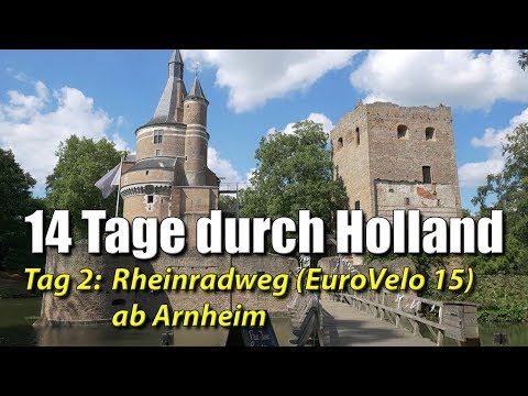 14 Tage mit dem Rad durch Holland - Tag 2: Rheinradweg ab Arnheim (EuroVelo 15)