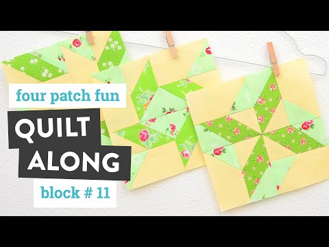 Four Patch Fun Sampler Quilt - Block #11