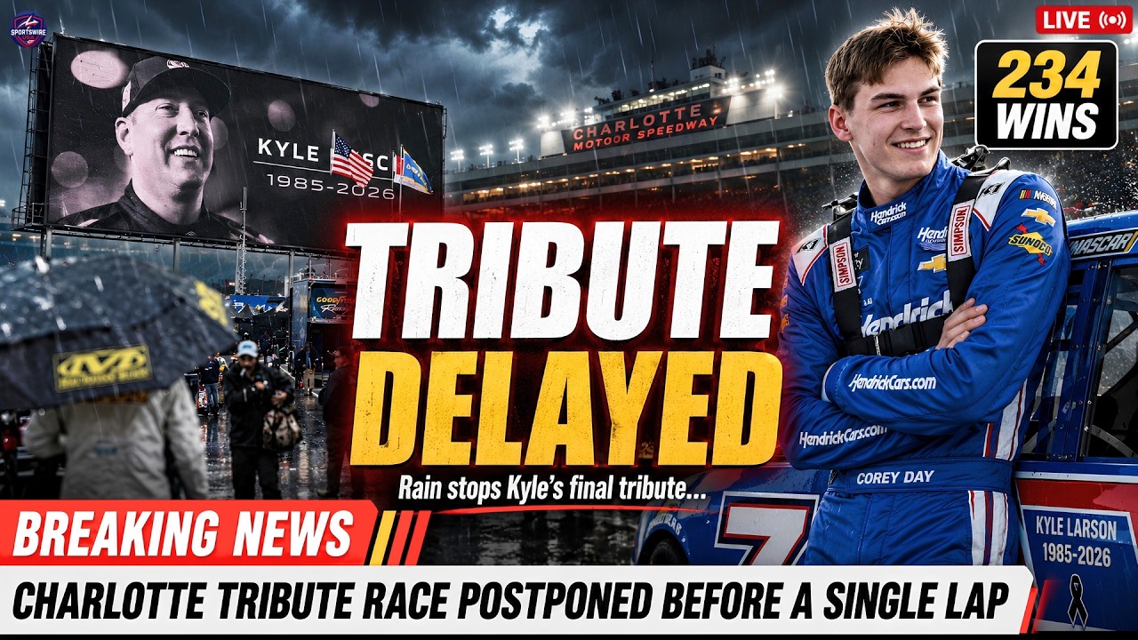 Coca-Cola 600 Postponed to Memorial Day Monday After Charlotte Washout, NASCAR Sets 3pm Restart