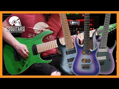 Ibanez 2019 Extended Range Guitars