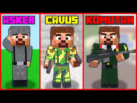 Minecraft Parodileri -  LIFE OF SOLDIER ARDA!  😱 - Minecraft