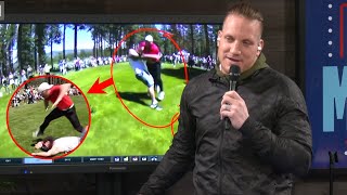 AJ Hawk Breaks Down Tackling A Fan at American Century Championship