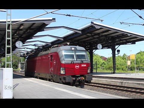 Nordtour 23_3 / Zugverkehr im Bahnhof Rendsburg