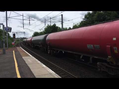 Colas Rail 70802 Working 6S36 | Carluke Railway Station | 20/6/17