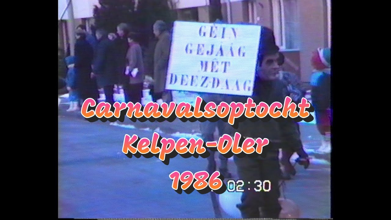 Carnavalsoptocht Kelpen-Oler 1986