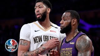 LeBron James - Los Angeles Lakers - Anthony Davis - New Orleans Pelicans