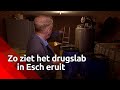 Groot drugslab gevonden in kelder in Esch [RONDLEIDING]