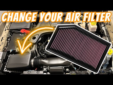 Installing K&N Air Filter for Jeep Wrangler JL & Gladiator (3.6L or 2.0L)