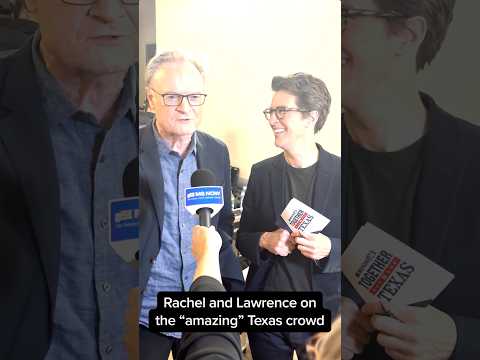 Rachel and Lawrence on the 'amazing' Texas crowd