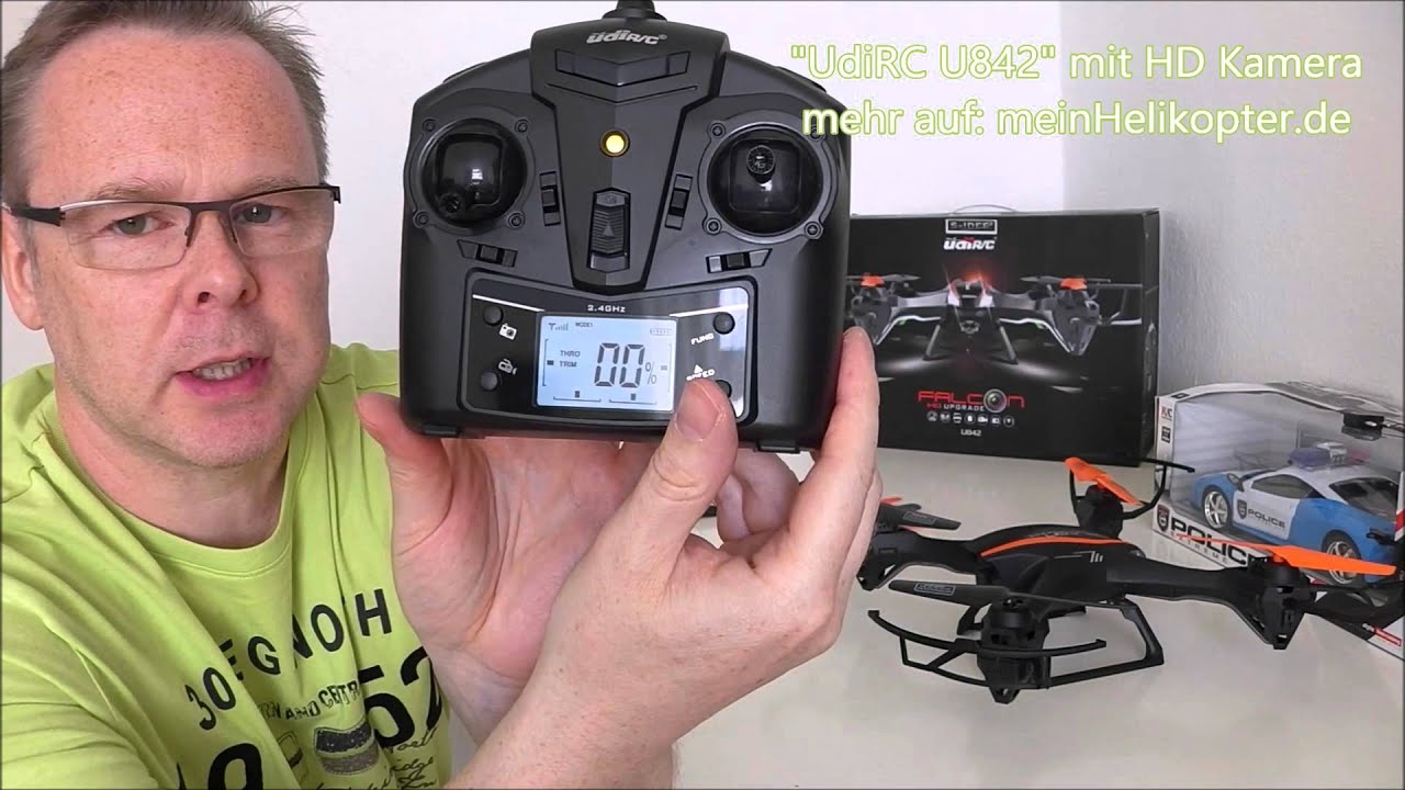 RC dron Kvadrokoptéra Falcon s HD kamerou
