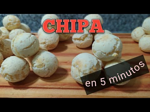 Cómo hacer CHIPA FACIL/CASERO en 5 minutos