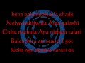 Chef 187 Sensei Lyric Video