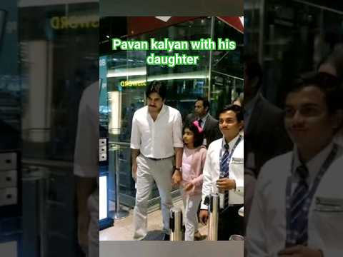 #hero #pavankalyan with his #cute #daughter #fatherlove #fatheranddaughter #bonding