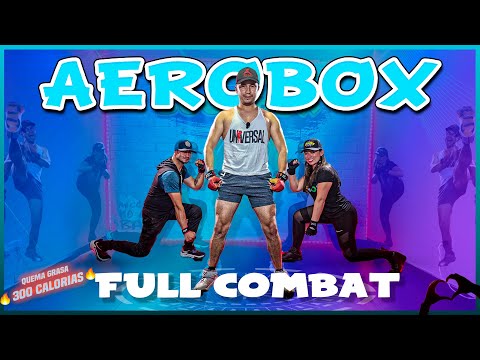 CARDIO KICKBOXING 👊 AEROBOX Routine Fat Burning 🔥 SESSION 09