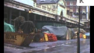 1971 Covent Garden, London, Vegetables, Rare 1970s Colour Home Movies
