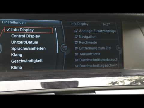 BMW Navi Pro Servicemenü freischalten 7er F01 5er F10 geheim Anleitung CIC