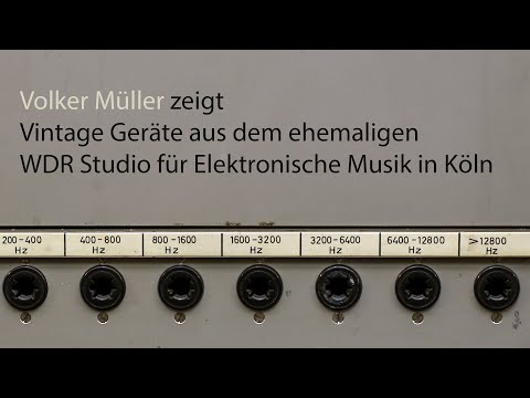 WDR Studio Vintage Geräte