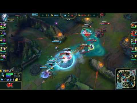 Worlds 2016 INSANE GAMECHANGING ACE [ROX vs G2]
