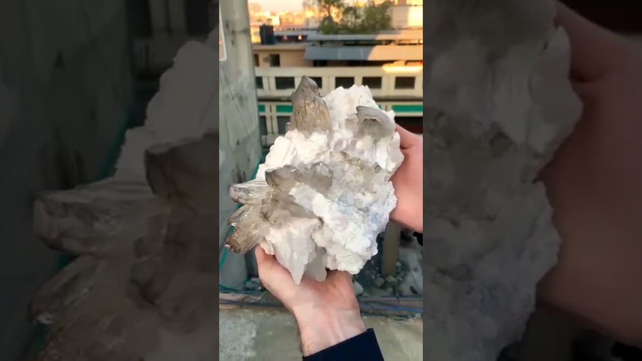 Very nice Lester polish Quartz specimen from Roundu mine Skardu Pakistan