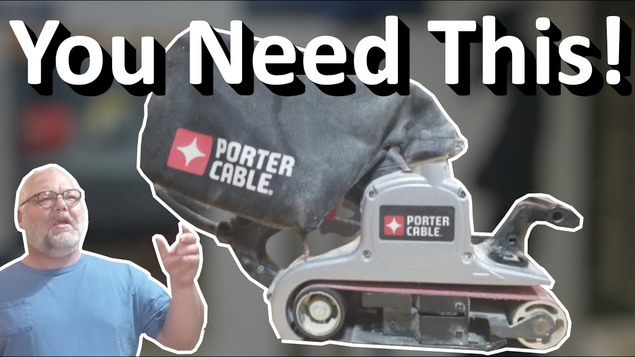 Sanding Made Easy! Porter Cable Belt Sander