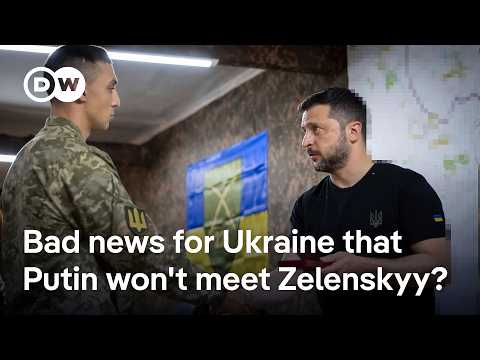 Putin: 'Conditions are not right' for him to meet with Zelenskyy | DW News