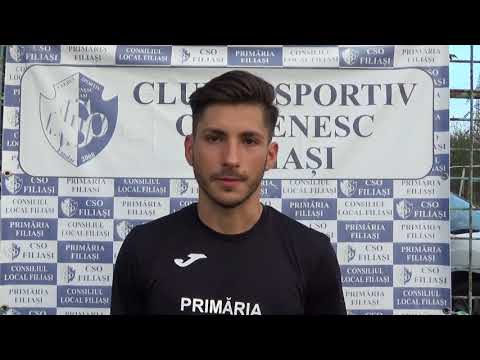 Andrei Bobonete, după CSO Filiași - U Craiova II (video: Alex Vîrtosu)