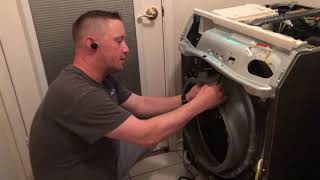 Front Load Washer Door Seal Diaphragm Troubleshooting - Samsung Repair (part #DC97-18094B)
