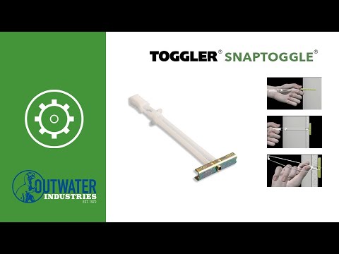 Zinc Plated Carbon Steel and High Impact Polystyrene | Toggler BD Snaptoggle Toggle Bolt