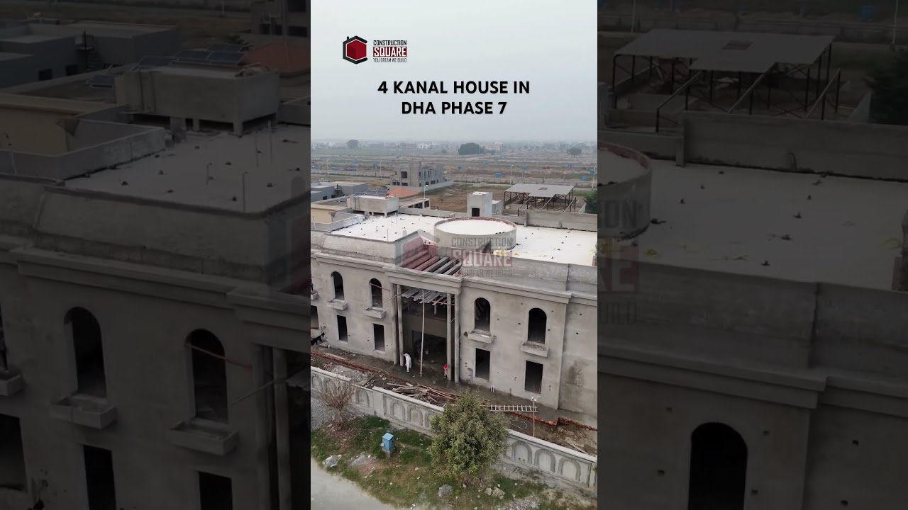 Grey structure nearing completion #construction #constructionsquare #constructioninlahore #dhalahore