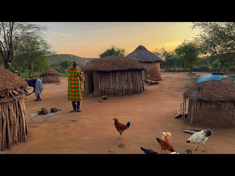 African village life #cooking Village food Authentic Swahili Biryani for Breakfast