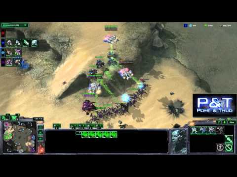 (HD712) Pomf & Anoss montrent leur Skill - 2v2 - Heart of the Swarm [FR]