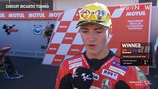 Download lagu [MotoGP™] Valencia GP - Moto3 Interview & Podium mp3