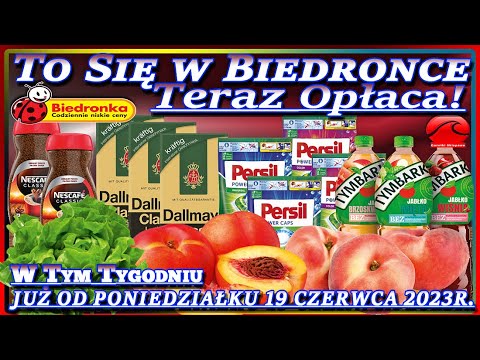 BIEDRONKA | Oferta od Poniedziałku 19.06.2023 | To się w Biedronce Teraz Opłaca!