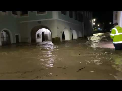 Unwetter - Hochwasser in Berchtesgaden Bayern | Flood in Berchtesgaden GERMANY 17.07.2021