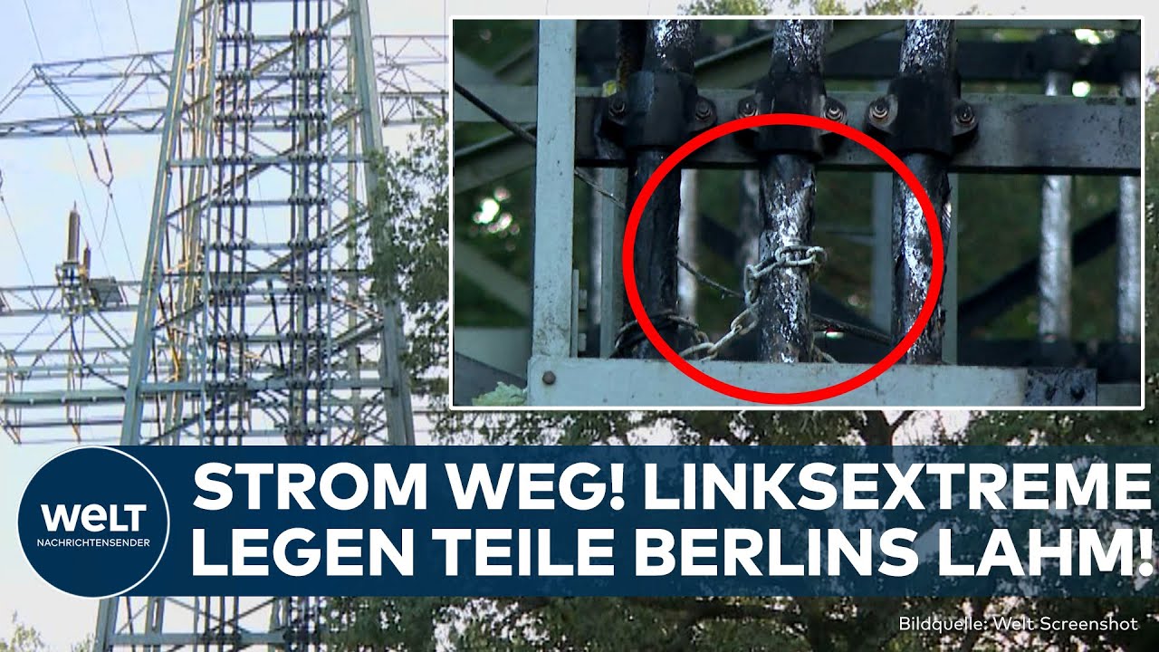 BERLIN BLACKOUT: Linksextremer Brandanschlag legt Strom lahm! Haushalte seit Tagen ohne Versorgung!