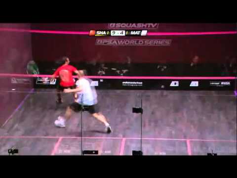 Amr Shabana Gives Nick Matthew a Taxi