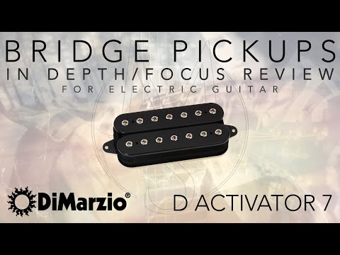 DiMarzio D ACTIVATOR 7 - Seven String Guitar Pickup In-Depth Full Demo Review (bridge)