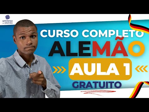 Curso de ALEMÃO -  Aula 1 - GRATUITO e Completo - do Básico ao Avançado (2024)
