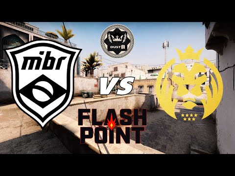 MIBR vs MAD LIONS Melhores Momentos (MD3) Map3 Dust2 FlashPoint 1 SemiFinal