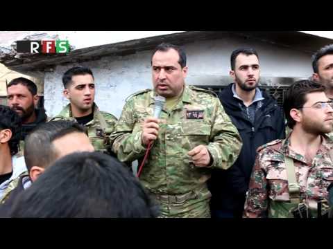 تقرير إعلامي يرصد عودة المظاهرات إلى الواجهة وكلمة يلقيها المقدم أحمد السعود و المقد فارس البيوش