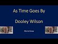 Dooley Wilson   As Time Goes By  karaoke