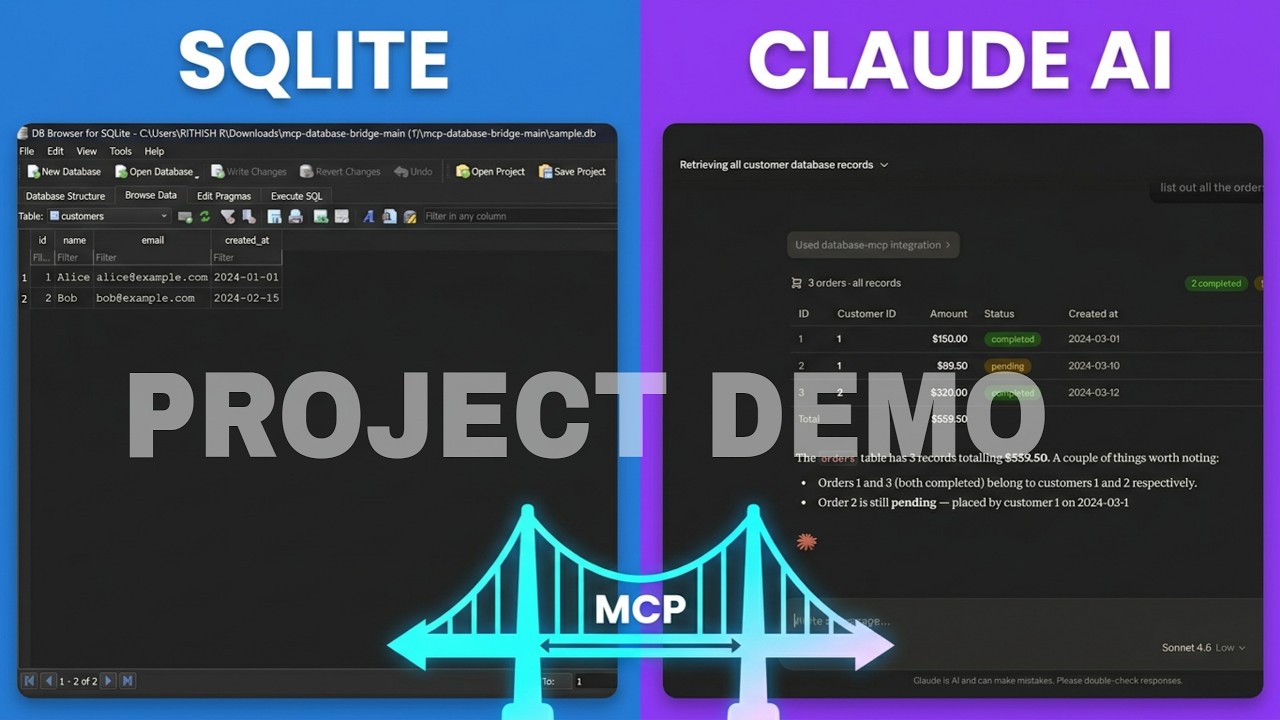 Watch the MCP Database Bridge Demo Video on YouTube