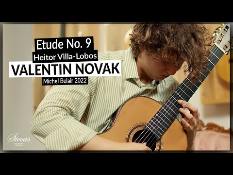 Valentin Novak plays Etude No. 9 by H. Villa-lobos on a 2022 Michael Belair No. 58