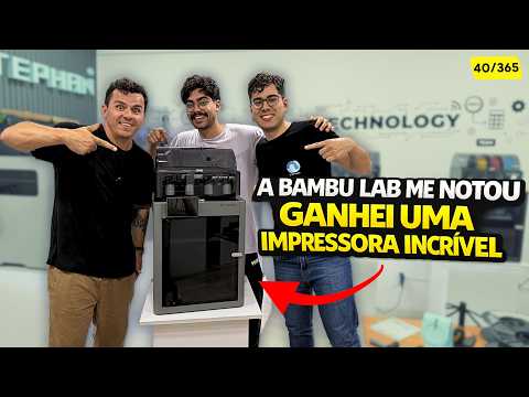 BAMBU LAB sent me the P2S printer that just arrived in Brazil!