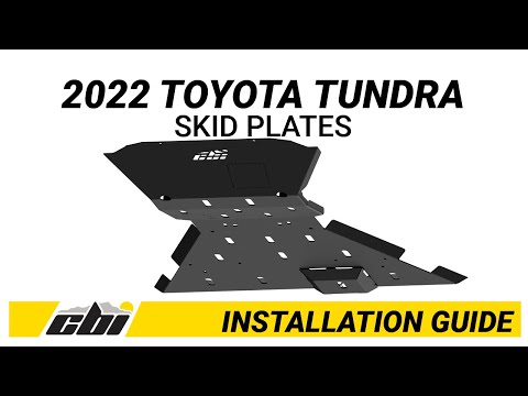 3rd Gen Toyota Tundra Full Overland Skid Plates 2022