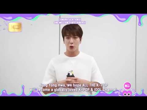(JungYongHwa) 170728 ALL THE K-POP 1 million Subscribers Congratulation VIDEO!! #정용화